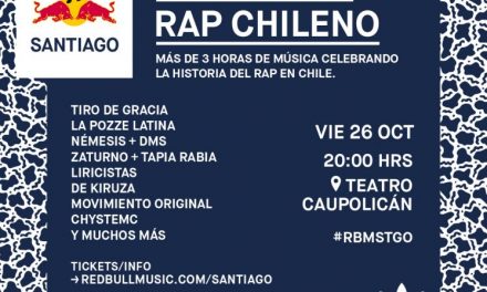 Red Bull celebra los 30 años del rap chileno en el Caupolicán