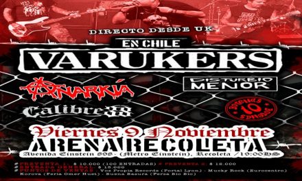 Directo desde UK llega The Varukers a Chile